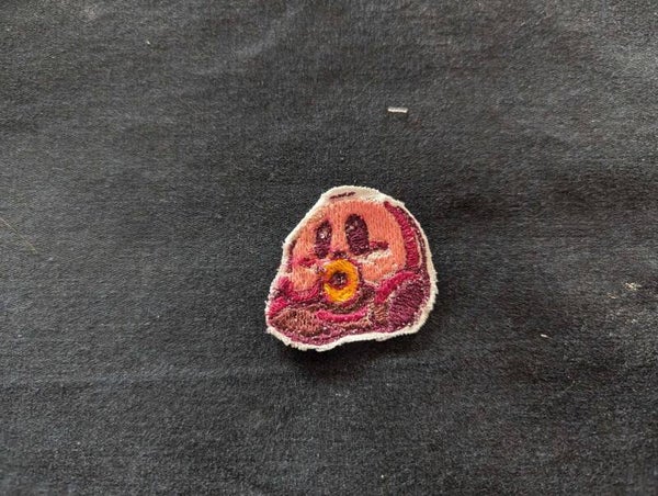 Écusson brodé - Kirby donut