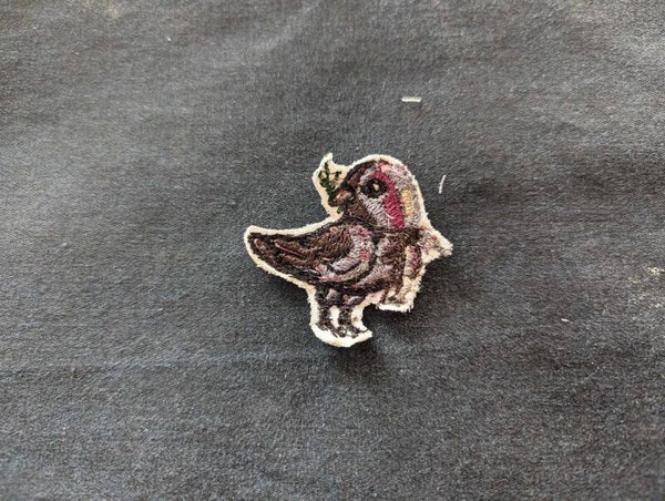 Écusson brodé - Familier corbeau