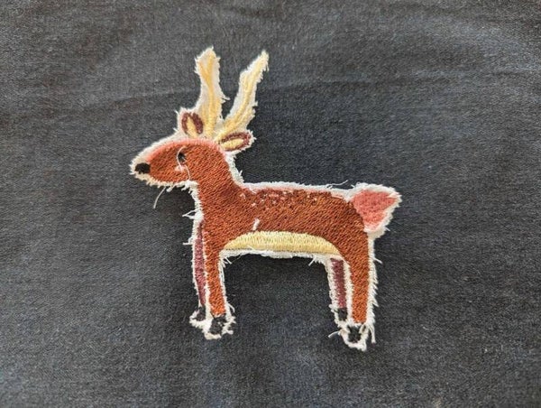 Écusson brodé - Cerf