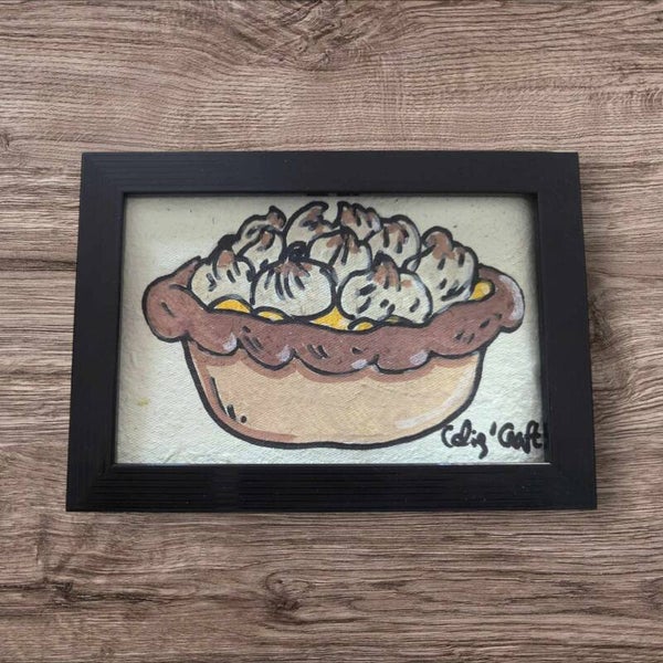 Peinture : Tarte citron meringuée