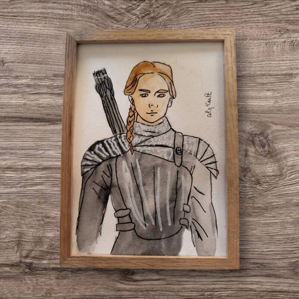 Peinture : Katniss