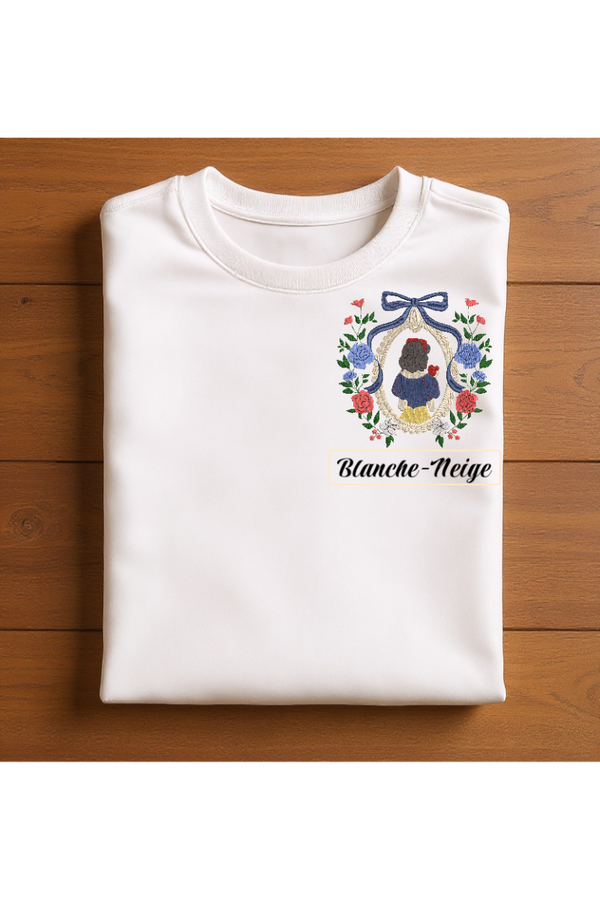 T-shirt Unisexe 100% coton - Blanche Neige