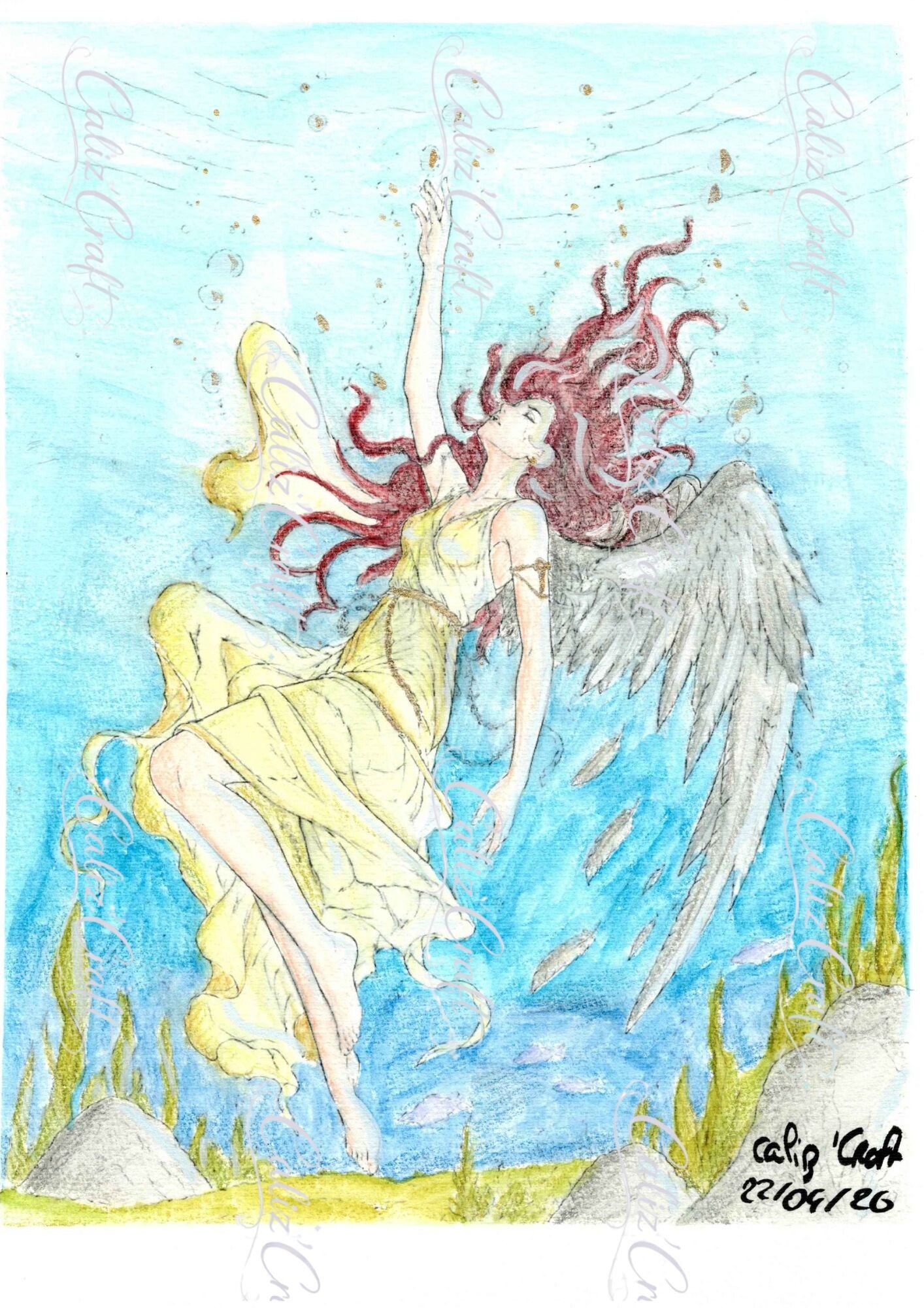 Ange immergé ✨🌊