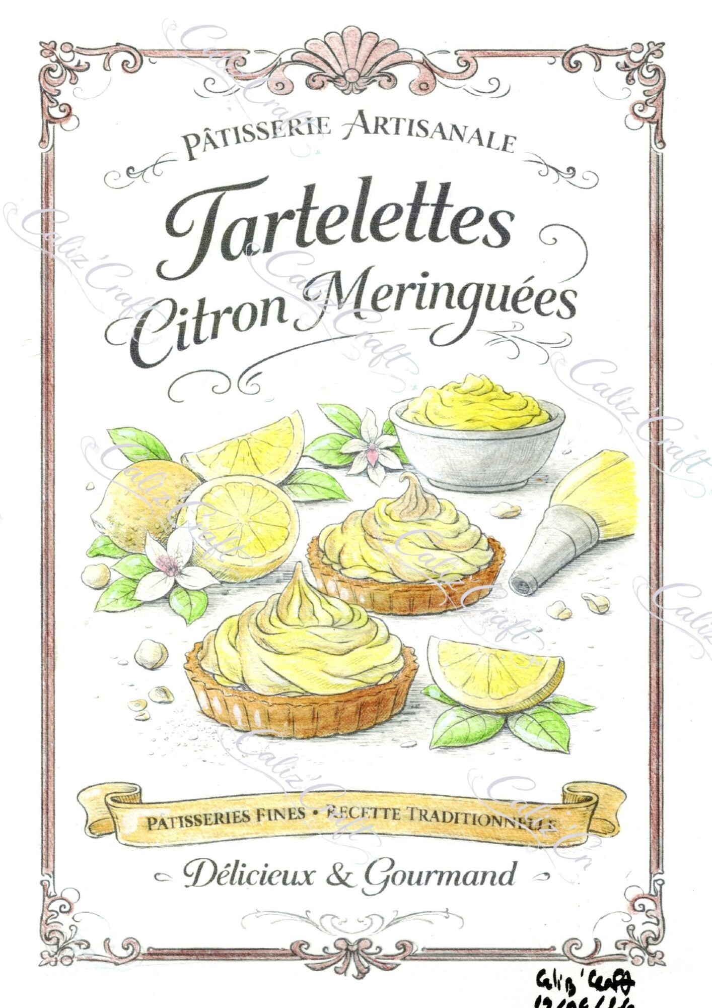 Print “Tartelettes Citron Meringuées” 🍋