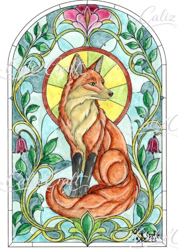 Print aquarelle – « Le Gardien de la Forêt »