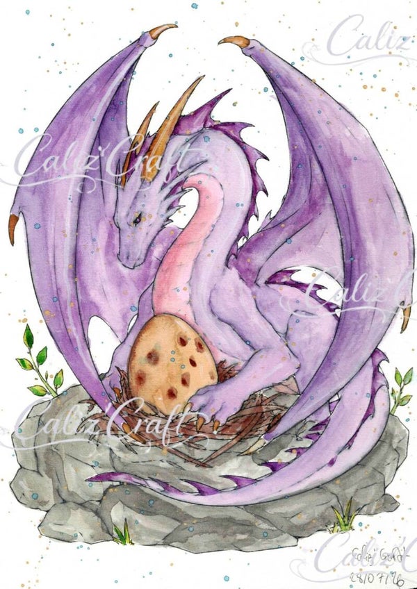 Print aquarelle – « Le Gardien du Premier Souffle »