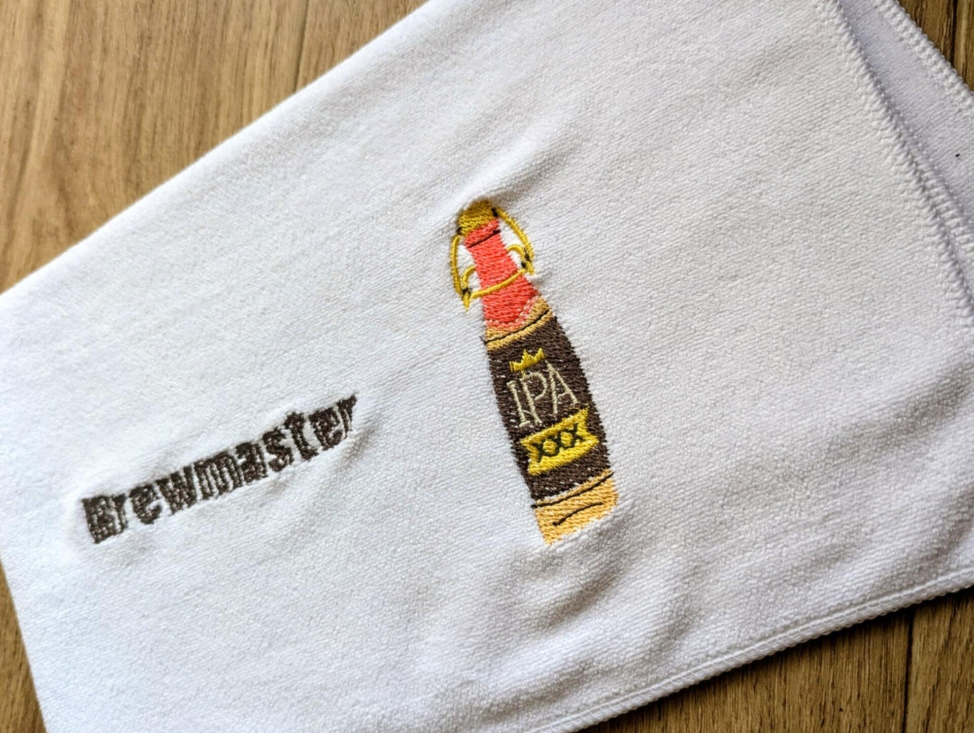 Torchon Blanc en Microfibre 40×60 cm - Bière