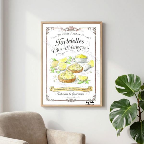 Print “Tartelettes Citron Meringuées” 🍋