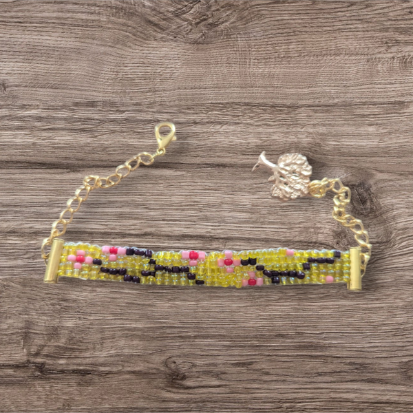 Bracelet tissé de perles