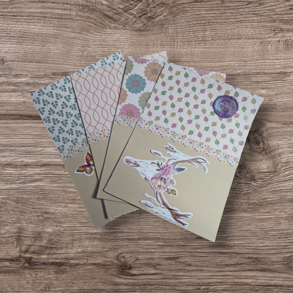Carterie : Carte longue Naturel pastel