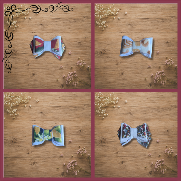 Nœud en Tissu – Accessoire Fait Main