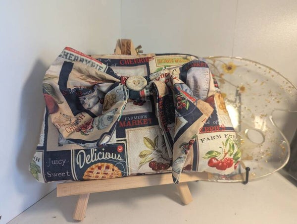 Pochette Zip 20cm molletonné