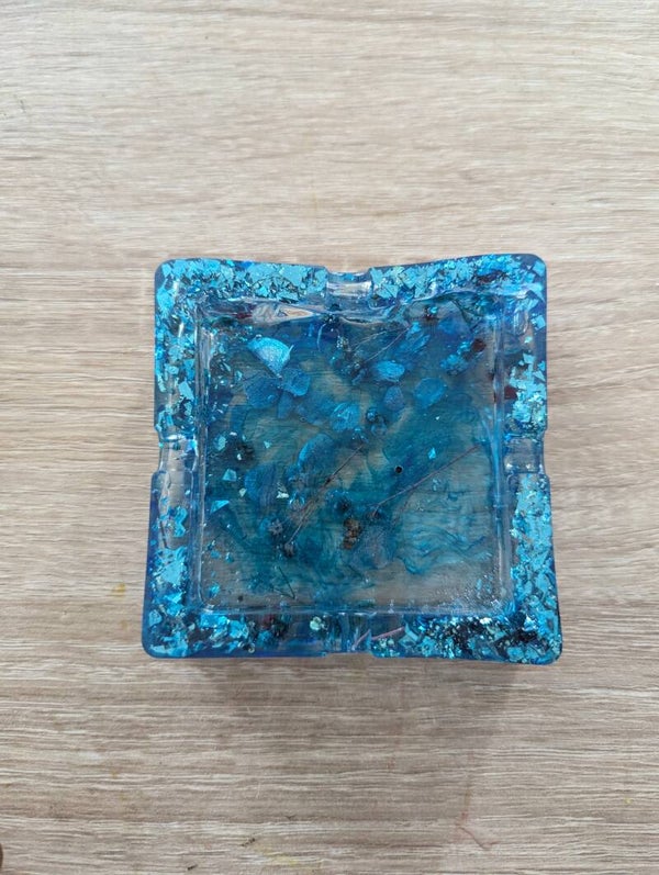 Cendrier bleu
