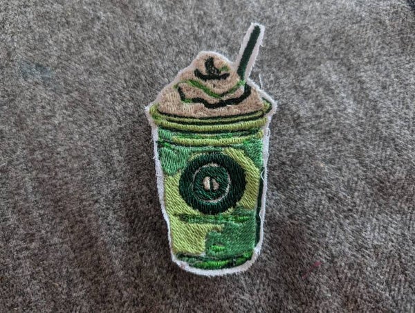 Écusson brodé - Thé matcha