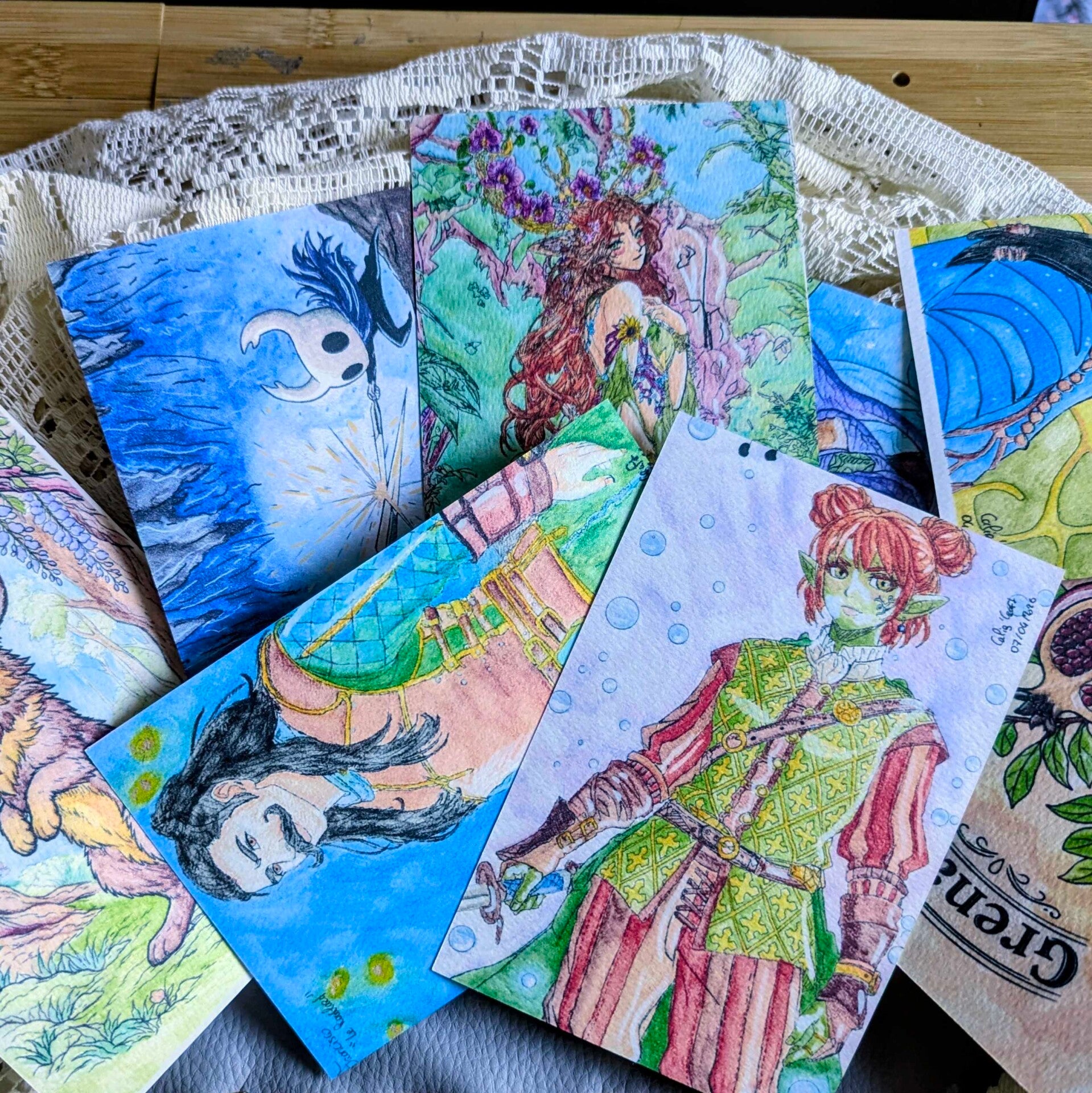 Cartes postales illustrées – Aquarelles originales ✉️🎨