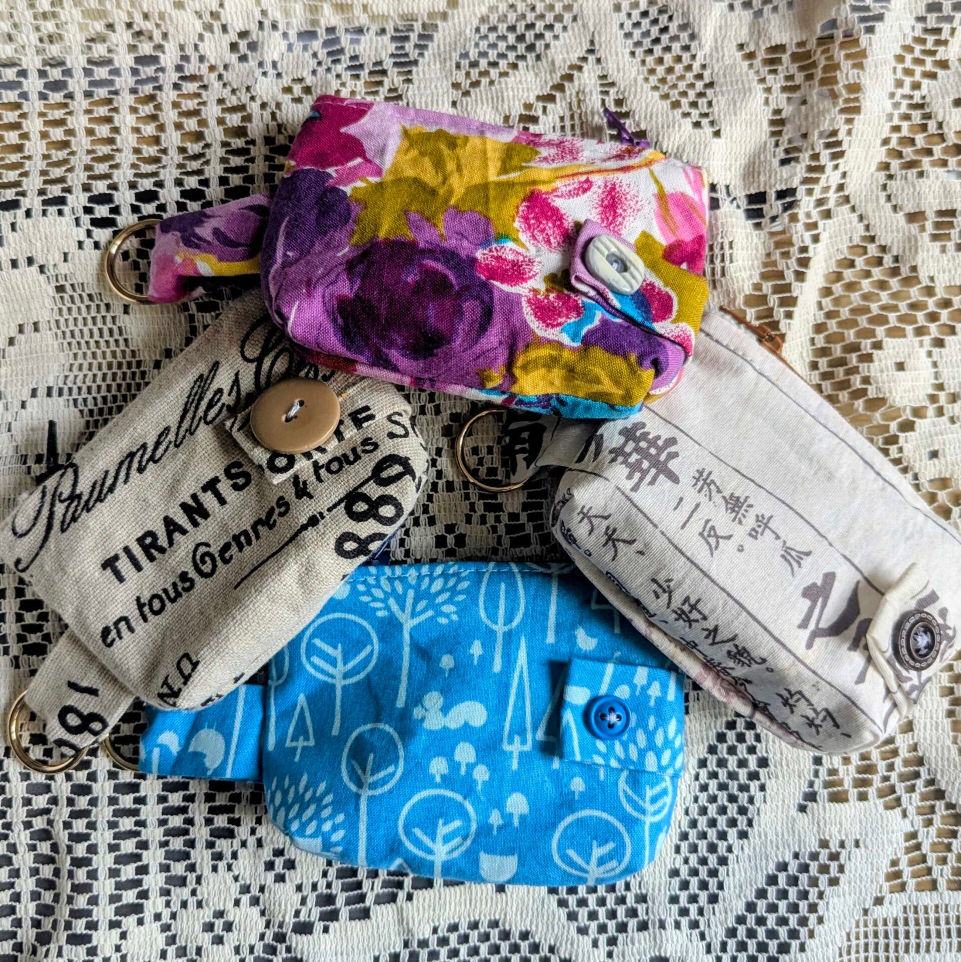 💼 Porte-monnaie à zip – tissu