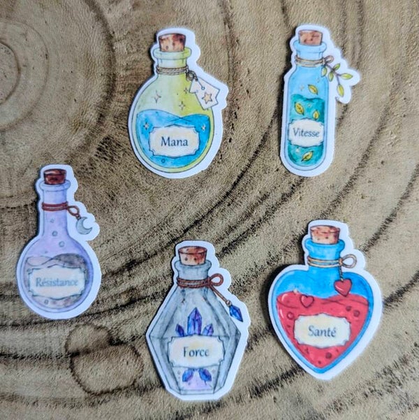 Stickers « Potions magiques »