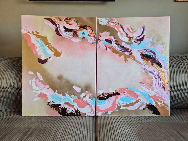 "Flow" Tweeluik 110x150 €525