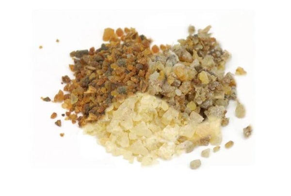 Frankincense, Myrrh & Copal Gold Resin Blend 1oz