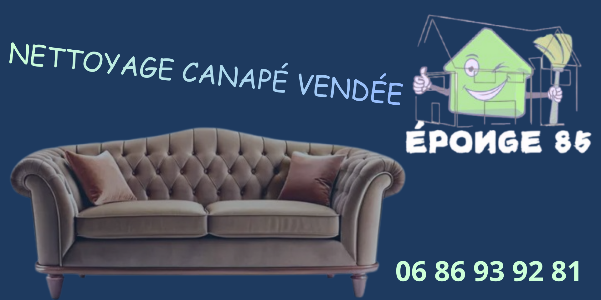 entreprise nettoyage canapé Vendée