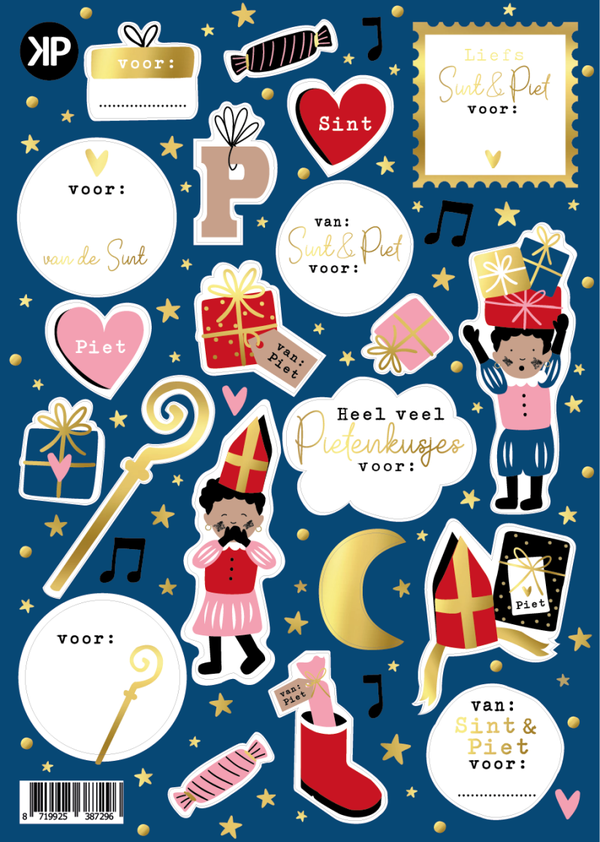 a5-stickervel- Sinterklaas
