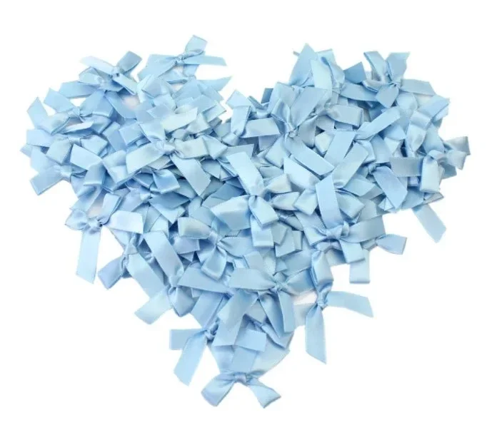 Blauwe Satijnen Strikjes | 30 stuks