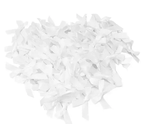 Witte Satijnen Strikjes | 30 stuks