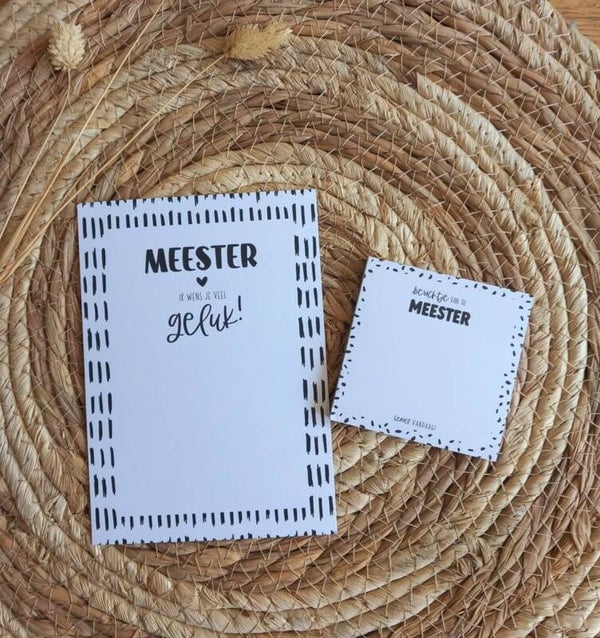 Cadeausetje voor de Meester