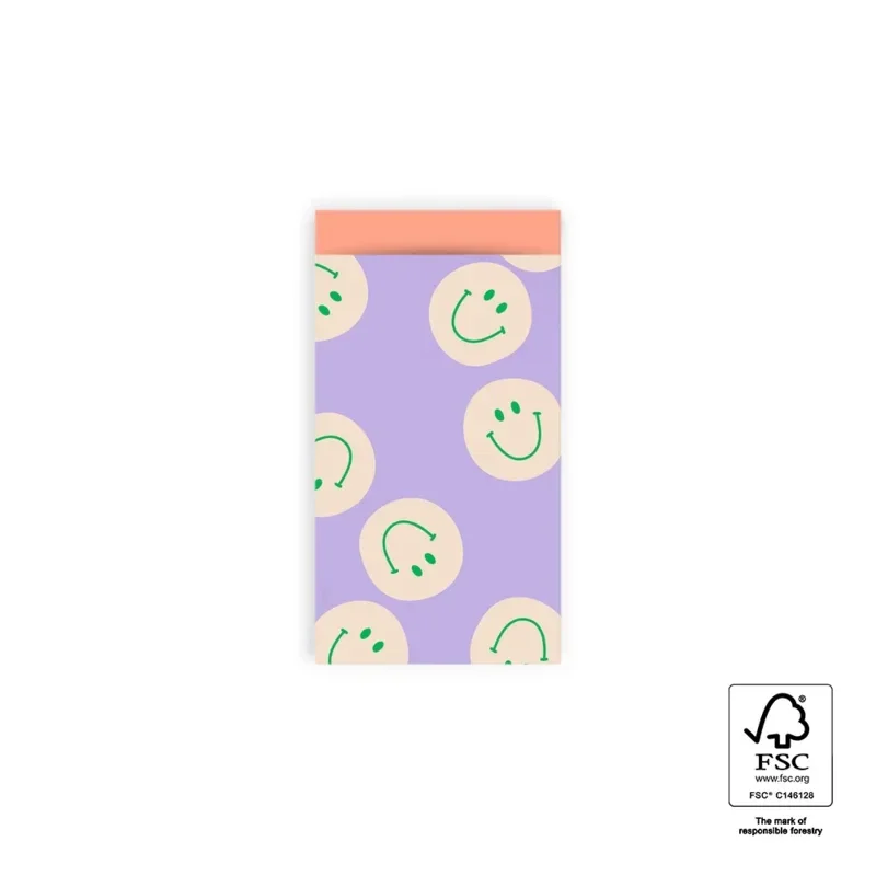 10 kleine cadeauzakjes- Smiley