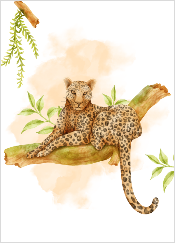Wenskaart panter tak
