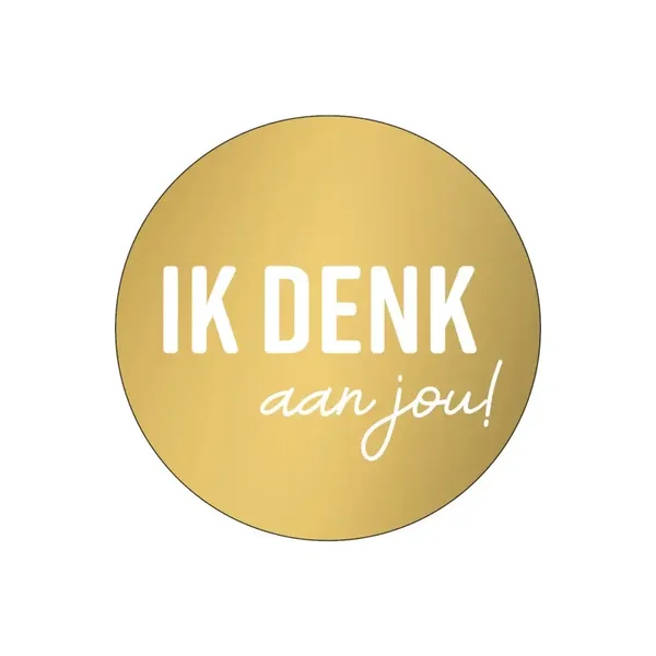 10 Cadeaustickers- Ik denk aan jou