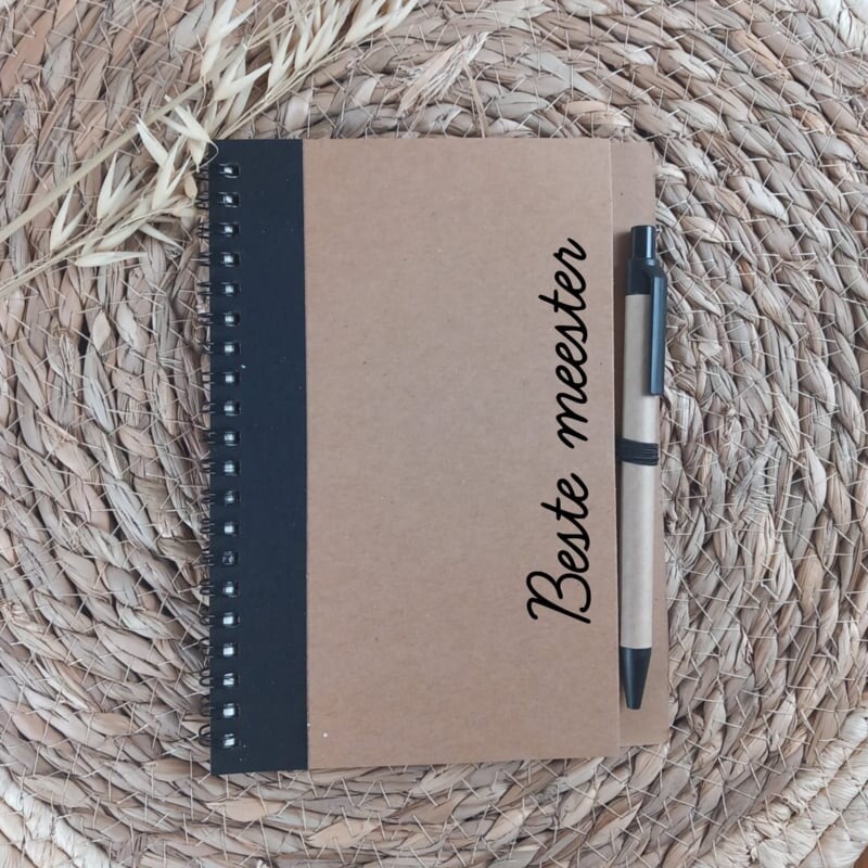 Notitieboekje- Beste meester