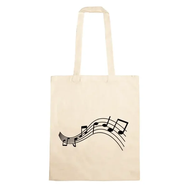 Katoenen tas- muziekbalk