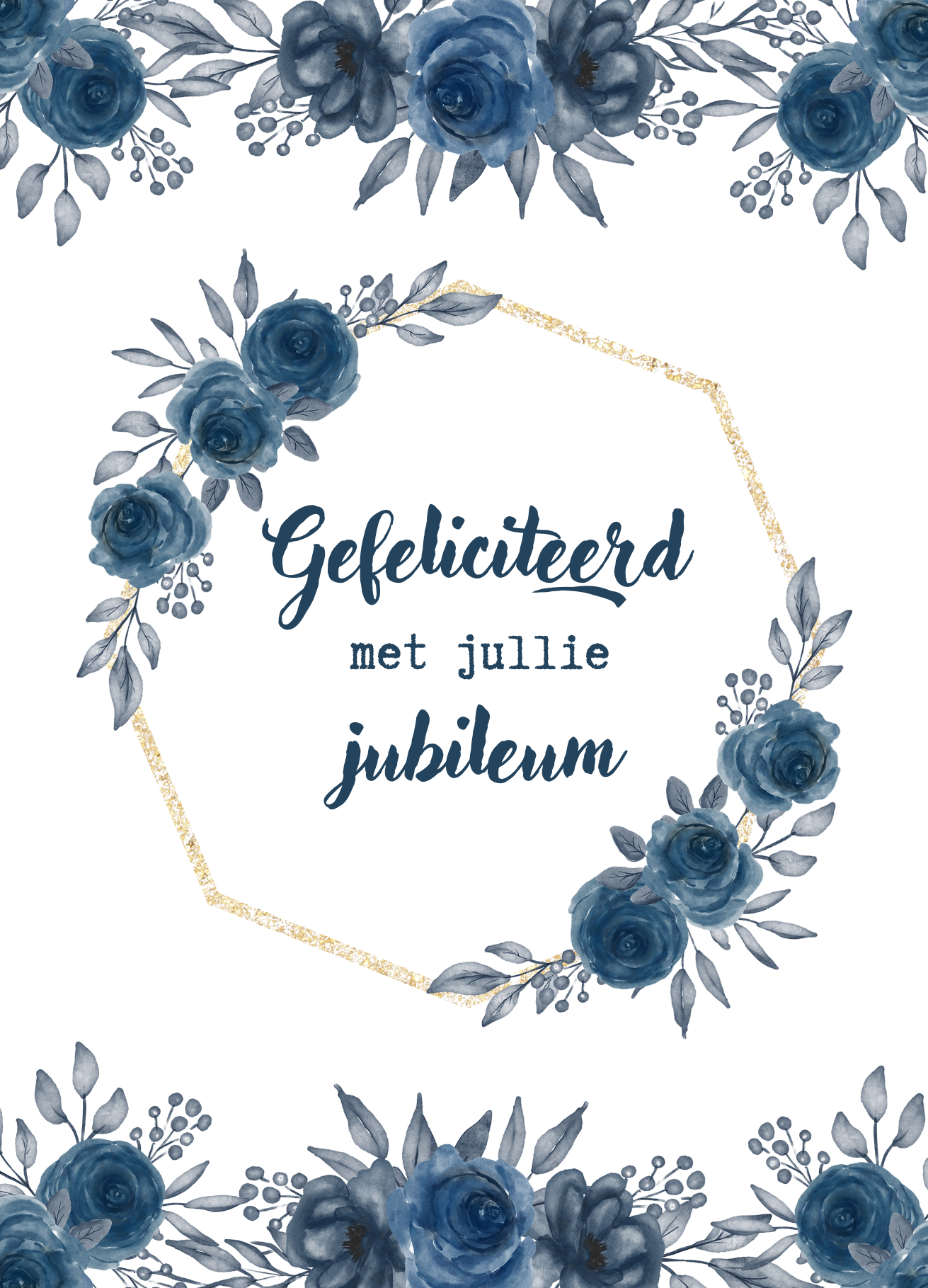Wenskaart Huwelijksjubileum