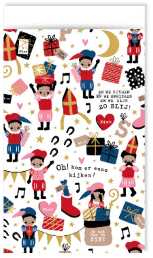 10 cadeauzakjes- Pietenparty - Sinterklaas