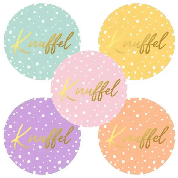 10 Cadeaustickers - Knuffel