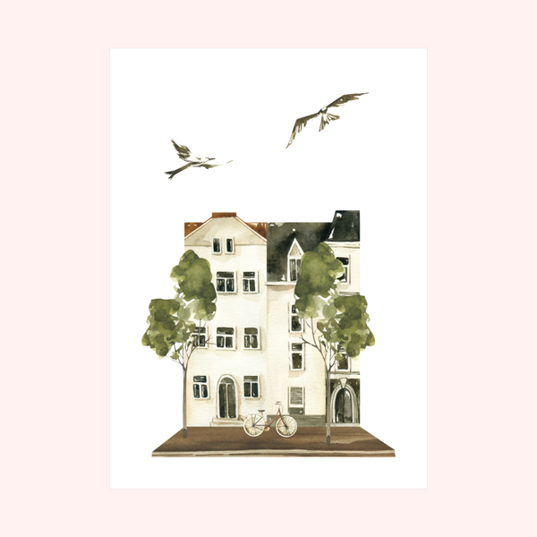 Blanco Kaart met Huis