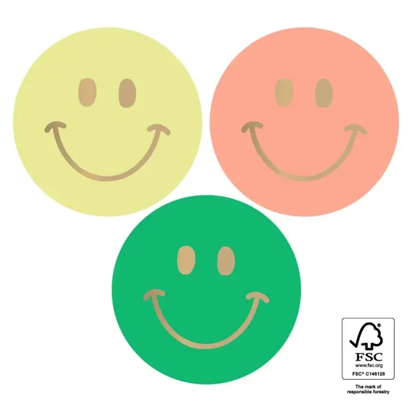 10 cadeaustickers - Smileys