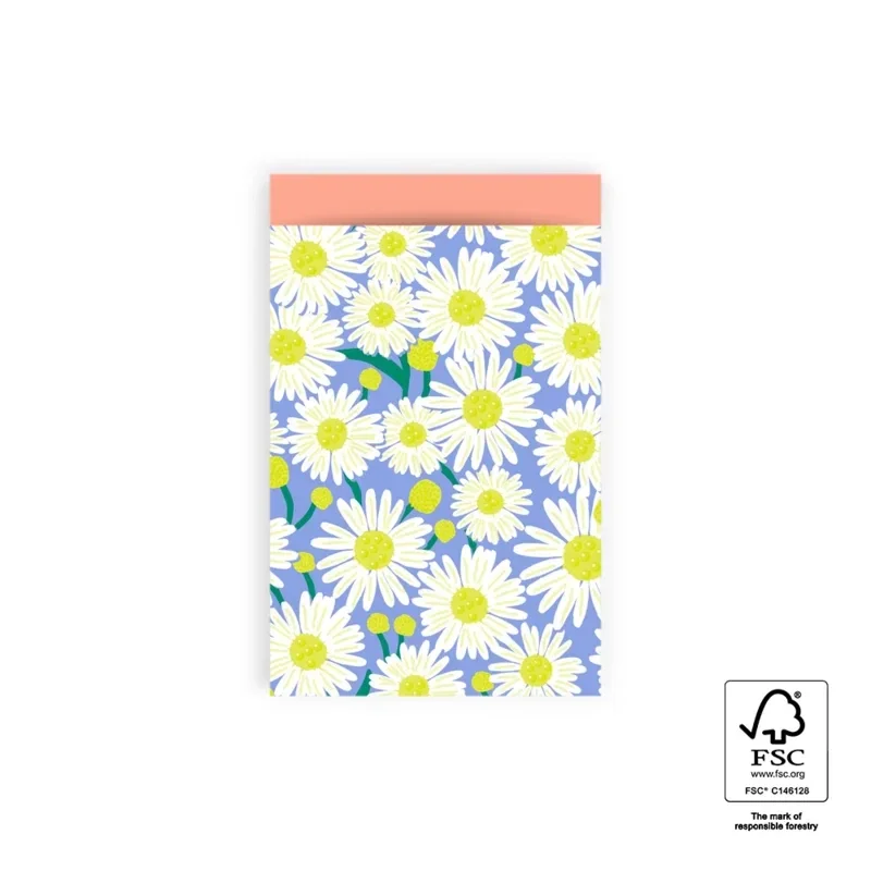 10 cadeauzakjes- Madeliefjes