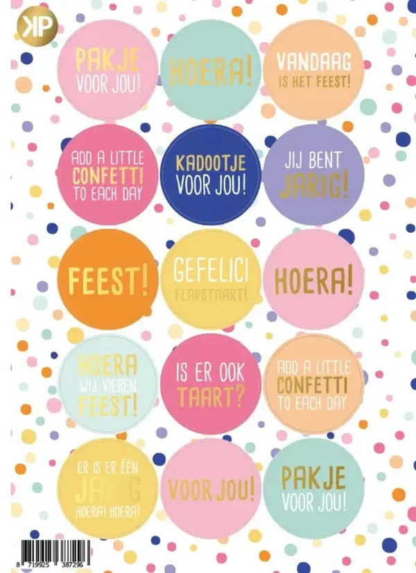 a5-stickervel- Confetti
