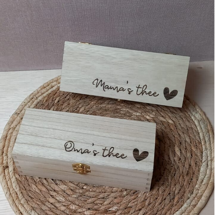 3-vaks theedoos- mama's thee/oma's thee