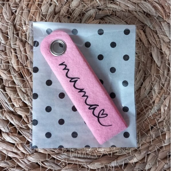 Vilten sleutelhanger mama