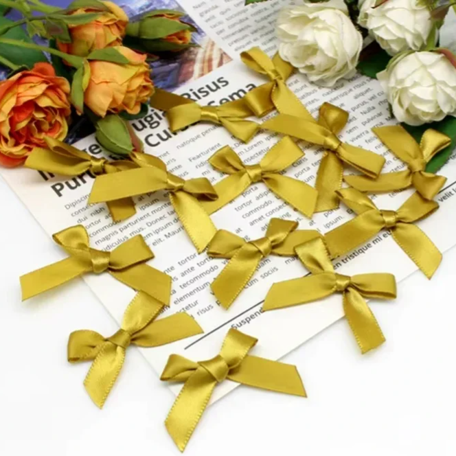 Gouden Satijnen Strikjes | 30 stuks