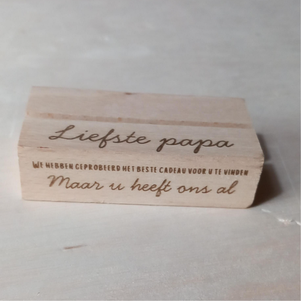 Fotohouder met opdruk - Vaderdag