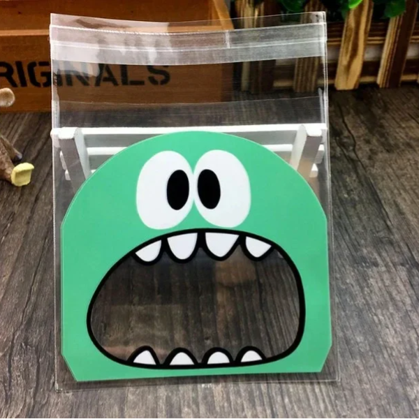 Traktatiezakjes | Groen Monster | 30 stuks