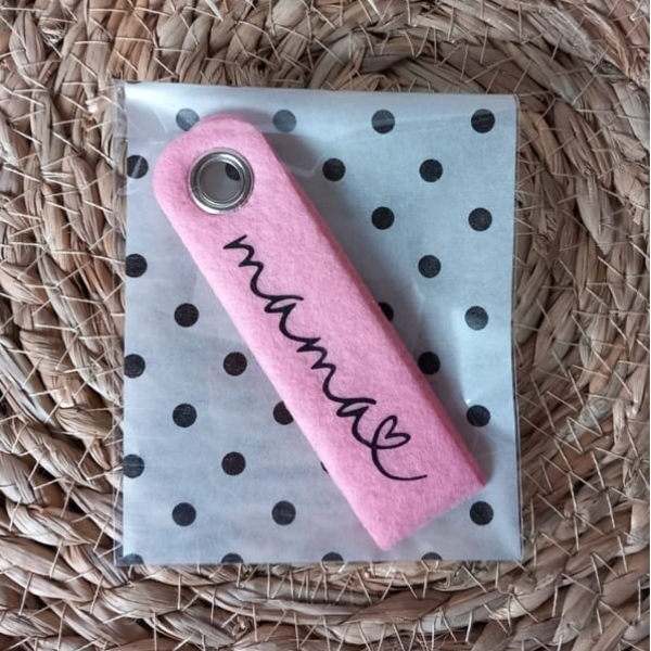 Vilten sleutelhanger mama