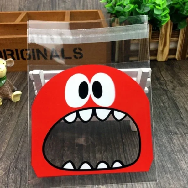 Traktatiezakjes | Rood Monster | 30 stuks