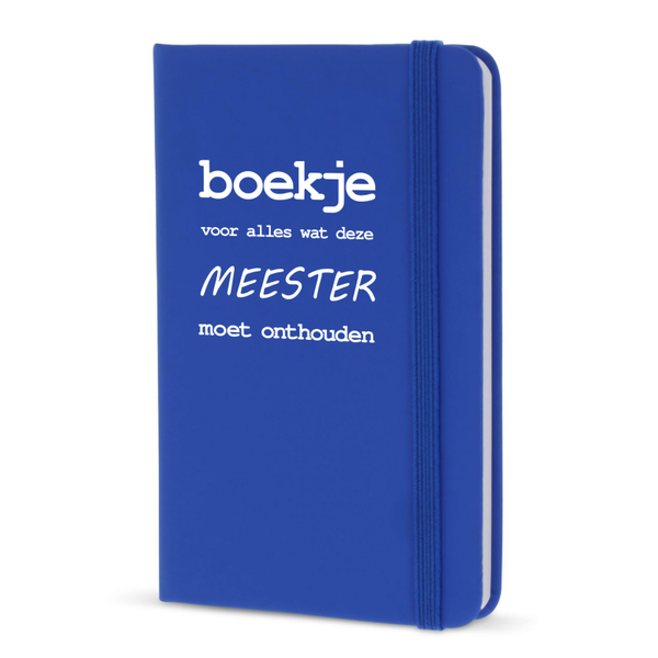 Boekje Voor Alles Wat Deze Meester Moet Onthouden | Cadeau voor de Meester