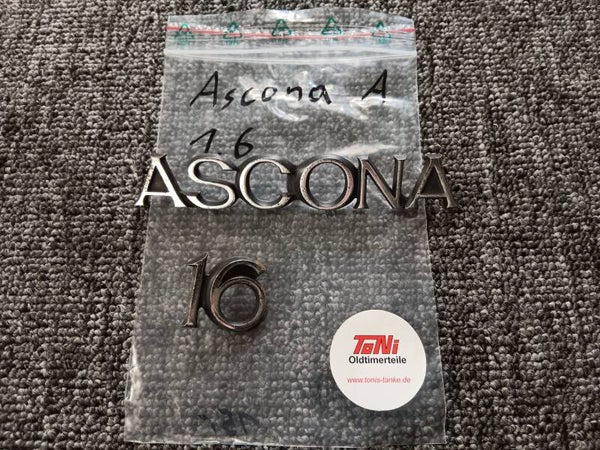 Ascona A Embleme