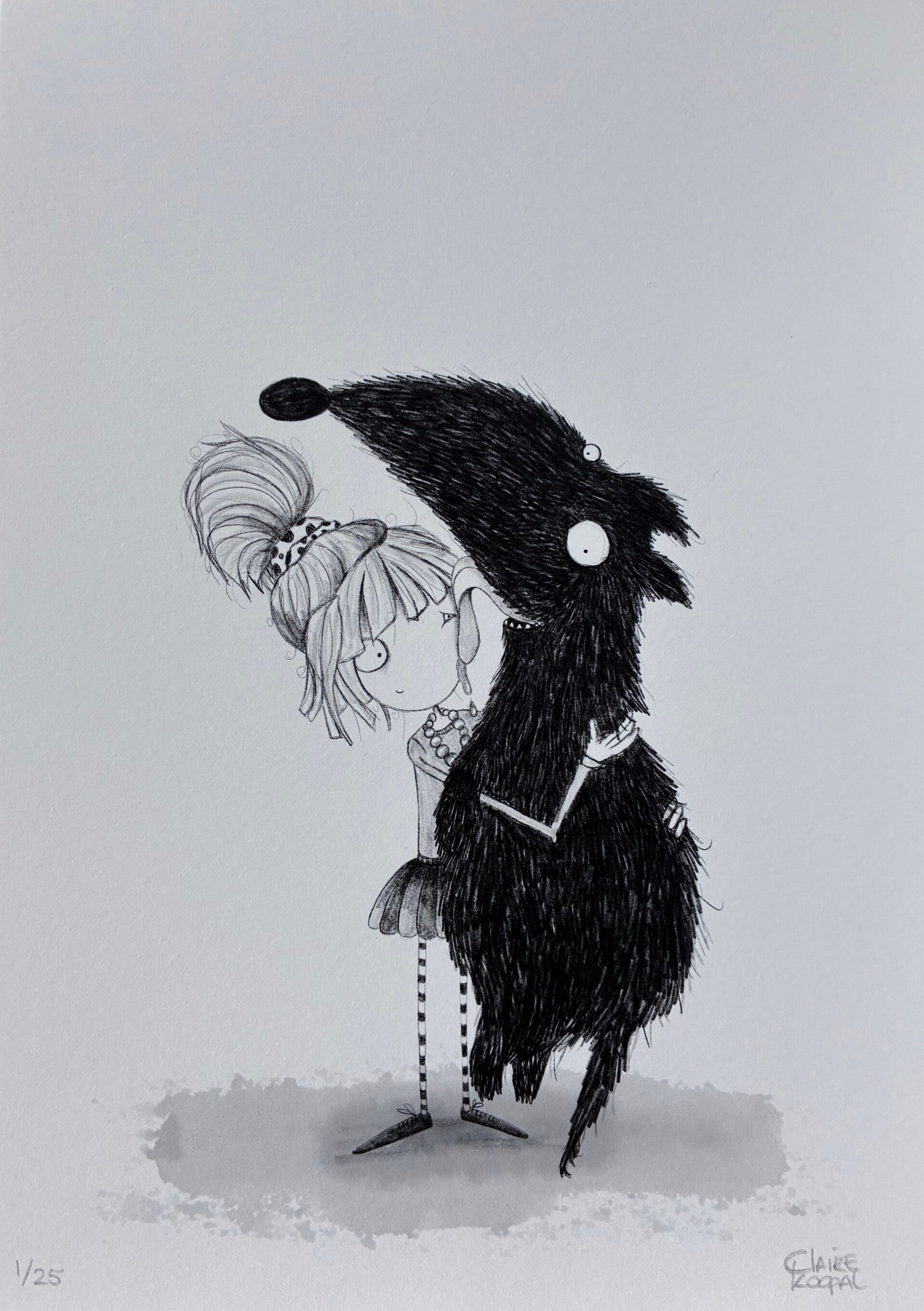 "Dog hug"